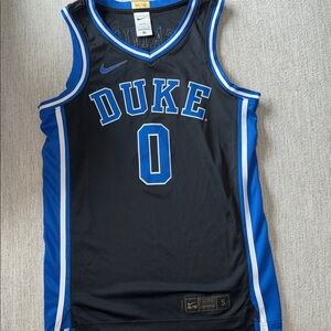 Limited Elite Nike Black and Blue Duke Jersey  Men’s small.  Never worn  LNWT